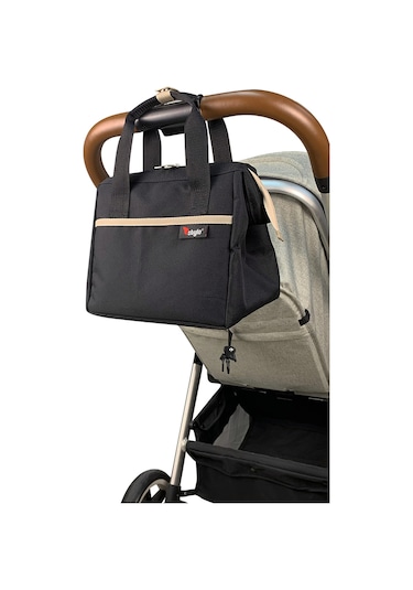 Stylo Beach Bag Termos Çanta Siyah