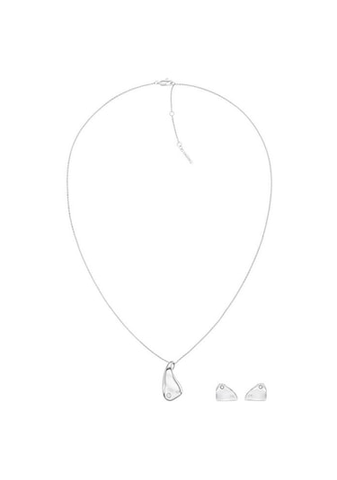 Calvin Klein Ckj35700016 Kadın Kolye Ve Küpe Seti