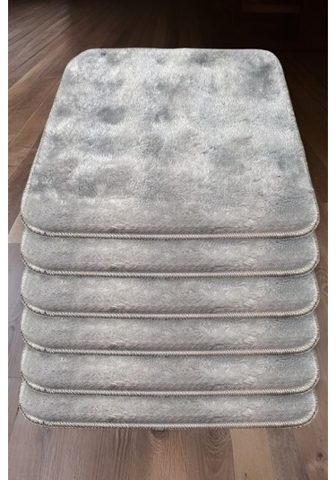 My Evilla Bubble Kaymaz Sandalye Minderi 6'lı 40x40 Gri