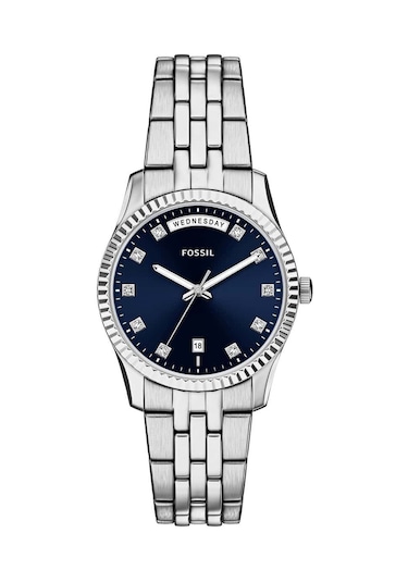 Fossil Fes5457 Kadın Kol Saati Metalik Gri