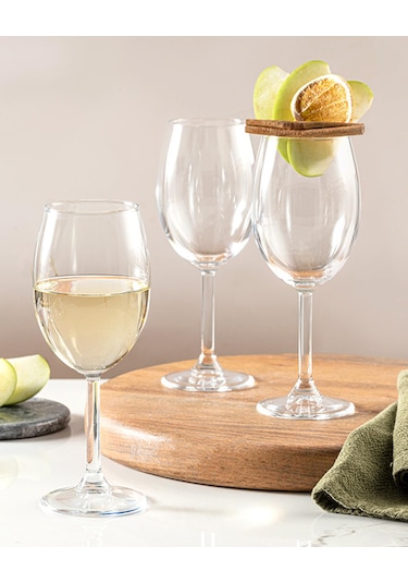 English Home Space Cam 3'lü Kadeh 330 Ml Şeffaf