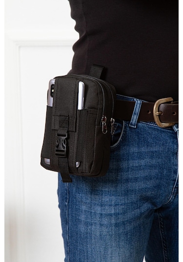 Newish Polo Taktik Bel Ve Kemer Çantası-np850 Siyah