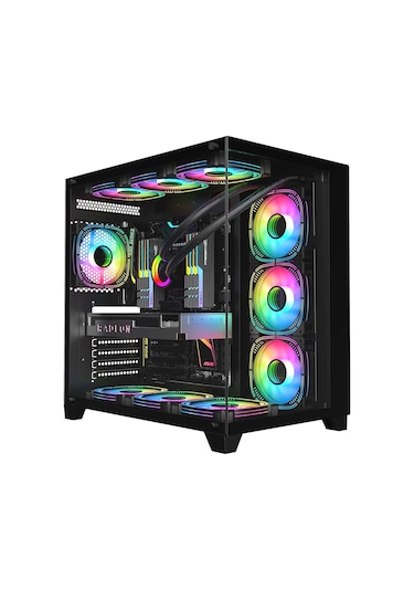 Xaser Sword X51 R7-5700X 32 GB 1 TB M.2 NVMe SSD RTX5060 23.8" Free Dos Masaüstü Oyuncu Bilgisayarı