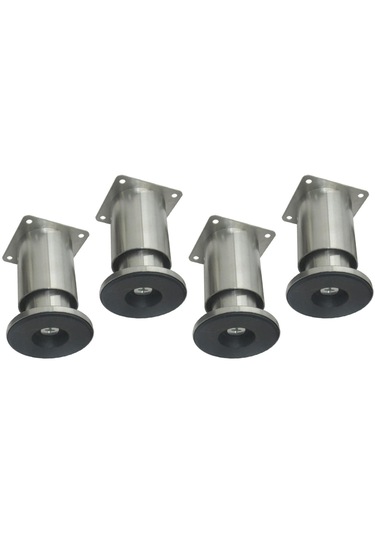 Homyl 4 Parça Ayarlanabilir Yatak Tv Dolapları Için Gri Gri