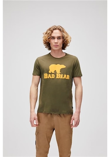 Bad Bear Erkek Tişört Bad Bear Tee-21875 Haki