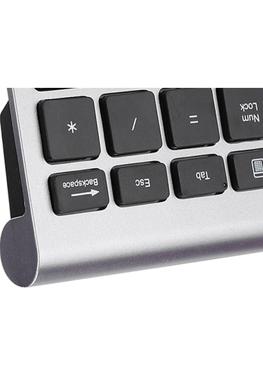 Ximistore9 22 Tuşlu 2.4g Kablosuz Sayı Klavyesi, Usb Plug & Play, 80 Saat Kullanım Süresi, Ergonomik Tasarım, Pembe Altın Pil Dahil Değil