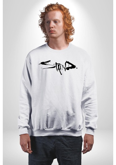 Staind Unisex Beyaz Sweatshirt Beyaz