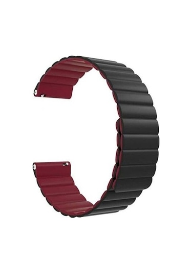 Huawei Uyumlu Watch Buds Kordon Çift Renkli Loop Mıknatıslı Krd52 22mm
