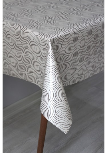 Astarlı Silinebilir Pvc Muşamba Masa Örtüsü 107-a-kahve