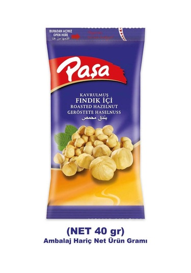 Paşa Kuruyemiş Fındık Içi 12 x 40 G