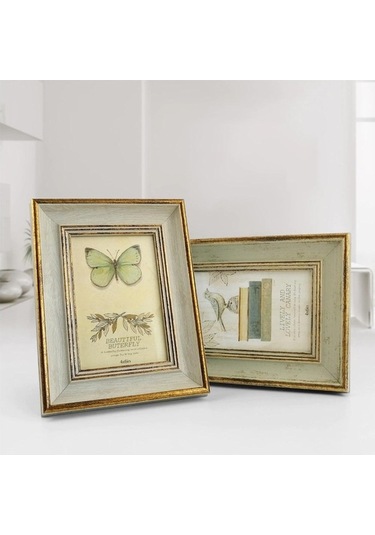 Novahub Beyaz Ahşap Resim Çerçevesi - Vintage Portre Fotoğraf Çerçeveleri - 8 İnç Evlilik Yıldönümü Retro Manzara Posteri