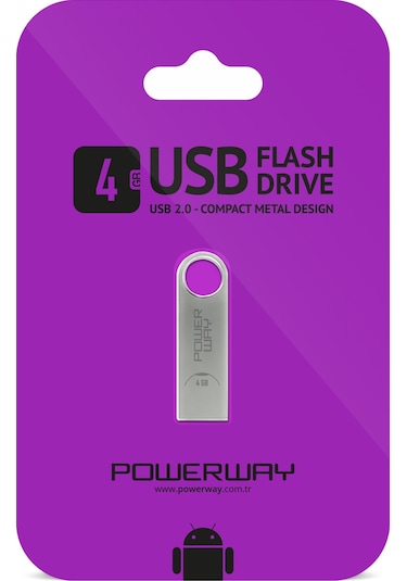 Powerway PW-4GB 4 GB USB 2.0 Flash Bellek