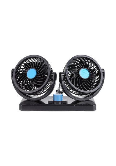 Araba Dashboard Soğutma Fanı Usb Elektrikli Çift Kafalı Soğutma Hava Sirkülatörü Güçlü Rüzgar 360 Derece Dönebilen Soğutucu