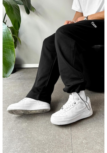 Flaw Atelier Baggy Eşofman Altı Siyah Siyah