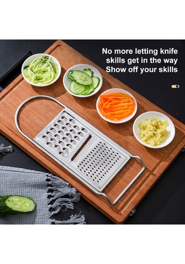 Mutfak Paslanmaz Çelik Sebzeler Kesici Patates Grater 5 Kavisli Diğer
