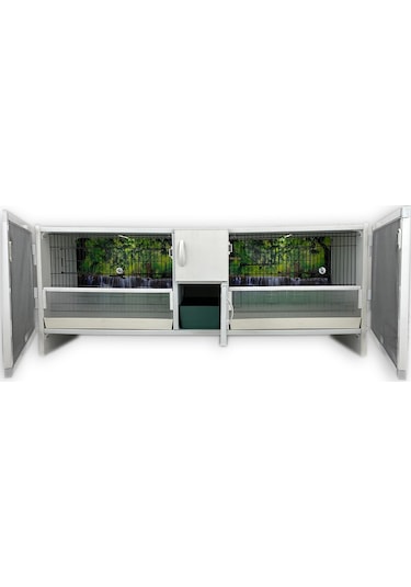 İstanbul Kafes Model M02y-Oy Pvc Kuş Dolabı