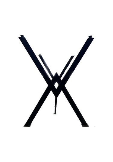 Homdep Masa Sehpa Ayağı X Model Ayak Siyah