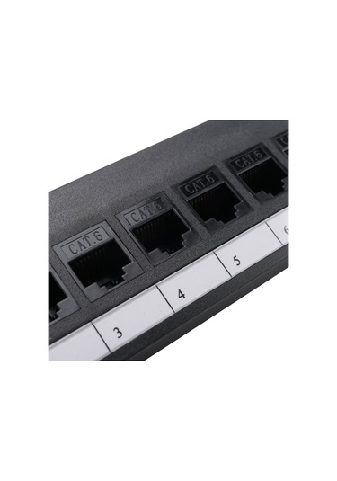 Portlu Düz Geçişli Cat6 Patch Panel Rj45 Ağ Kablosu Adaptörü