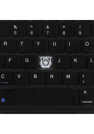 Dokunmatik Yüzeyli Kablosuz Klavye Bluetooth Klavye Pc Tablet Oyun Siyah