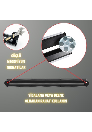 Çakarlı Tepe İkaz Lambası 90 Cm Mıknatıslı Turuncu 12 Mod 12-24 V