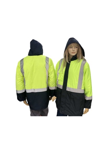 Reflektörlü Iş Güvenlik Montu-With Reflector Work Safety Jack...