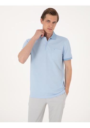 Pierre Cardin Erkek Açık Mavi Tişört 50306862-vr003 Açik Mavi