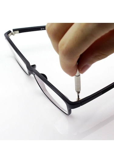 Saklama Kutulu Çeşitli Gözlük Tamir Takımı Seti