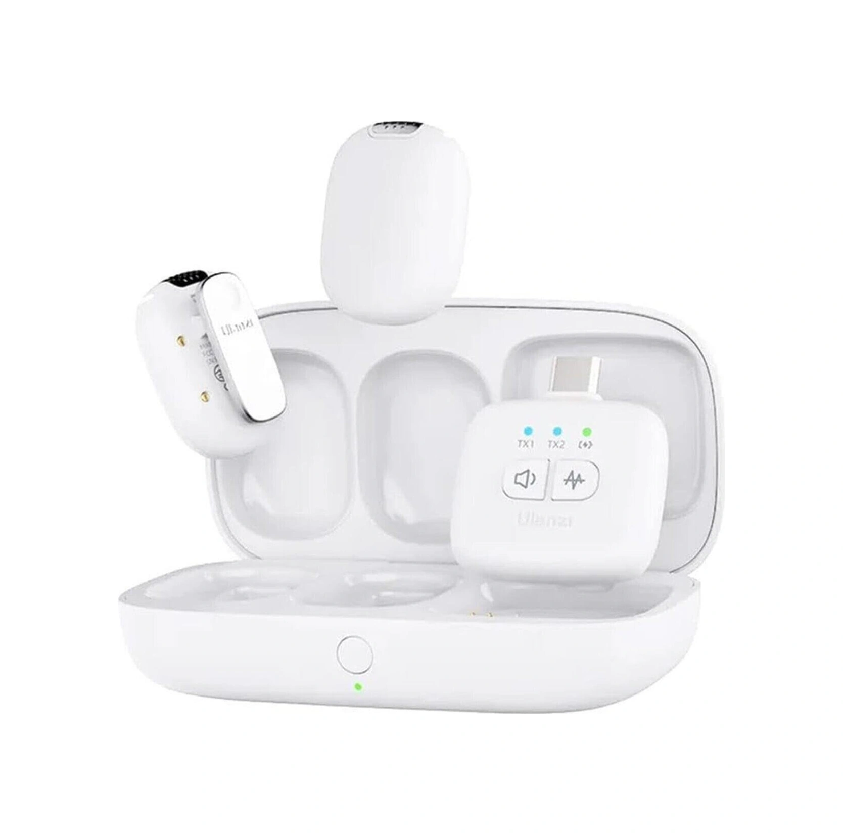 A30 Tiny 2 Kişilik Mikrofon Seti - Beyaz Bezirgan 1027645-112901 Siyah