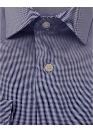 Uki İndigo Comfort Fit Uzun Kol Gömlek İndigo