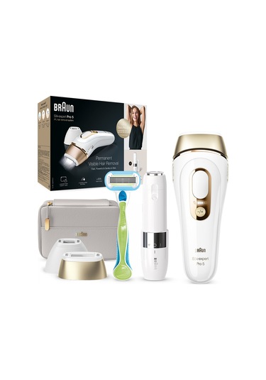 Braun Silk Expert Pro 5 PL5159 2 Başlıklı Yeni Nesil IPL Epilasyon Cihazı + FS1000 + Tasarım Çanta
