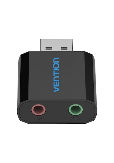 Vention USB 2.0 Ses Kartı Siyah