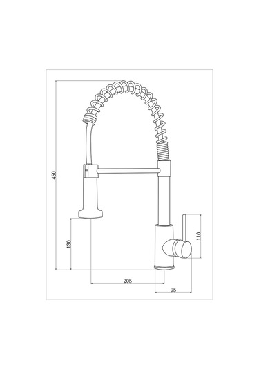Boheme Endüstriyel Evye Bataryası Krom Krom