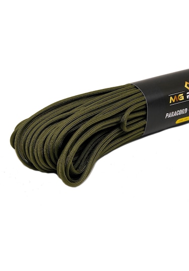 Polyester Paracord İp 4 Mm Haki 30 Metre