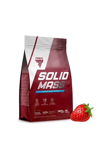 Trec Nutrition Solid Mass Karbonhidrat Tozu 3000 Gr Çilek