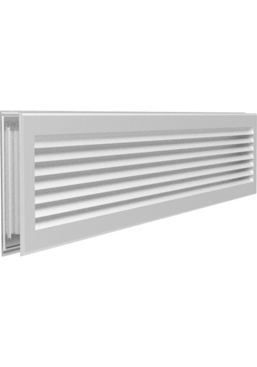 Temmenfez Alüminyum Beyaz V Kanat Kapı Transfer Menfez, Panjur (324994514)