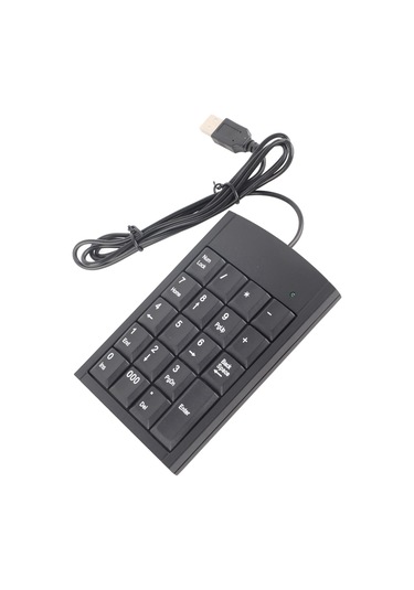 Yaozixa Usb Nümerik Klavye, Taşınabilir İnce Tasarım, Veri Girişi Kolaylaştırıcı, Dürtüye Dayanıklı, Tüm Bilgisayarlarda Uyumlu