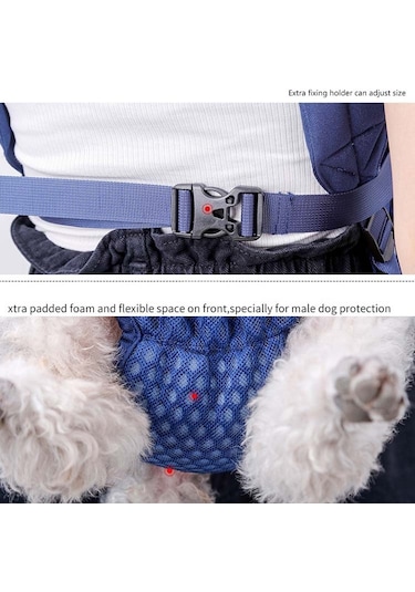 Doglemi Pet Gezi Sırt Çantası Köpek Omuz Göğüs Çantası Nefes Alabilir Örgü Köpek Kedi Çantası, Boyut: L Yeşil Siyah