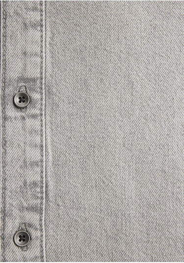 Mavi - Roy Lux Black Buz Grisi Jean Gömlek 0210496-89295 Gri