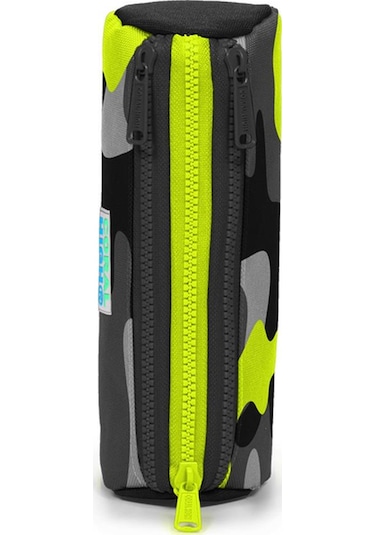 Coral High Kids Gri Kamuflaj Desenli Üç Bölmeli Kalem Çantası 223