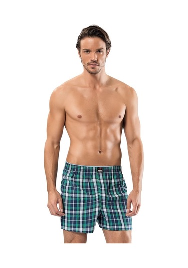 Erdem 1440 Erkek Poplin Desenli Boxer 6'Lı Paket