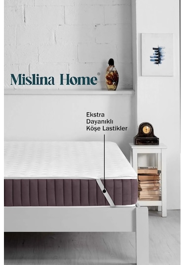 Kapitone Microfiber Köşe Lastikli Ped Sıvı Geçirmez Tek - Çift Kişilik Yatak Koruyucu Alezi