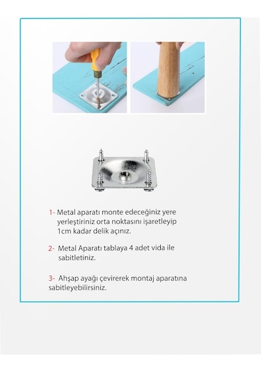 Tsmpapel Koltuk Ayağı- Baza Ayağı - Ahşap Mobilya Ayağı