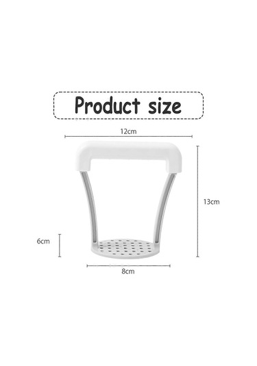 Paslanmaz Çelik Patates Ezicileri, Pürüzsüz Patates Püresi İçin İdeal, Isıya Dayanıklı Özelliklere Sahip Manuel Mutfak Aleti, Çeşitli Sebzeler İçin Mükemmel