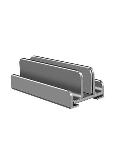 Masa Bilgisayar Rafında Dizüstü Bilgisayar İçin Sağlam Dizüstü Tutucu Dikey Alaşım Standı