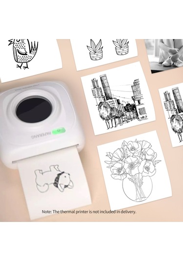 Shineyee 10'lu Paket 57x30mm 10 Yıllık Dayanıklı Termal Etiket Kağıdı - Suya, Yağa Ve Sürtünmeye Dayanıklı, Bisfenol A'sız, Yüksek Renk Doğruluğu