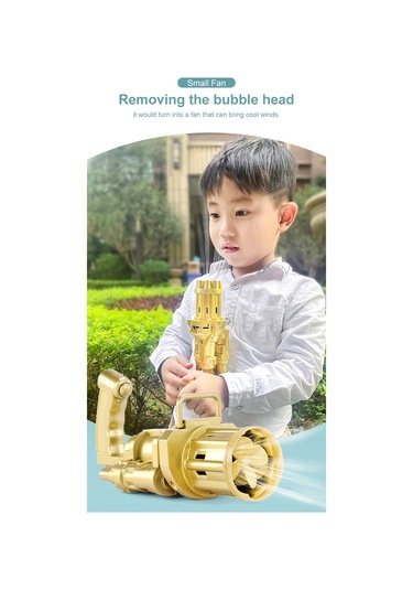 Geeksen Güvenli Abs Plastikten Yapılmış, Renkli Baloncuklar İçin Eğlenceli Ve Kolay Kullanımlı Çocuk Oyuncağı. Altın