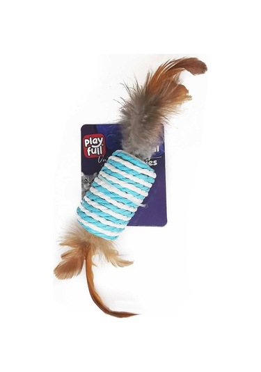 Playfull Hasır Tüylü Top Kedi Oyuncağı 4 Cm