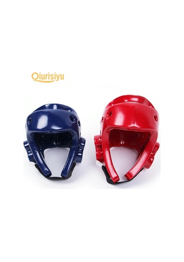 Kırmızı Boks Taekwondo Muay Thai Kask Baş Koruma Koruyucu Eğitim Dişlisi Kırmızı