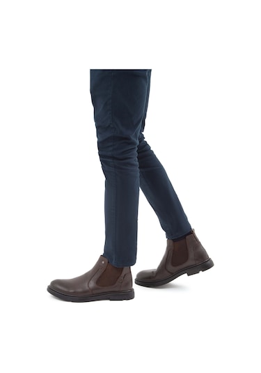 Tamer Tanca Erkek Hakiki Deri Kahverengi Klasik Bot 818 525 Erk Bot Sk21-22 Kahve Kahverengi