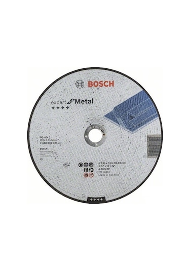 Bosch Expert For Metal 230x3.0 mm Düz Aşındırıcı Disk - 2608600324